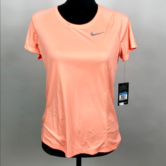 neon orange dri fit shirt